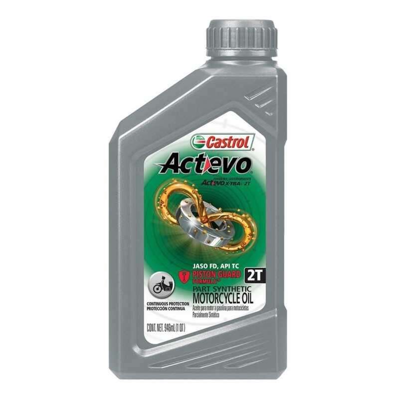 CASTROL ACTEVO 2 TIEMPOS GRIS Motopits